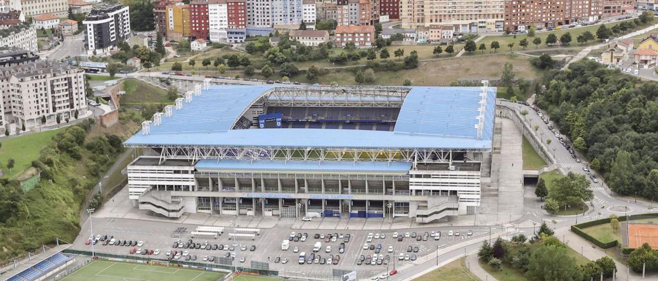 Vista Aerea Campo Real Oviedo